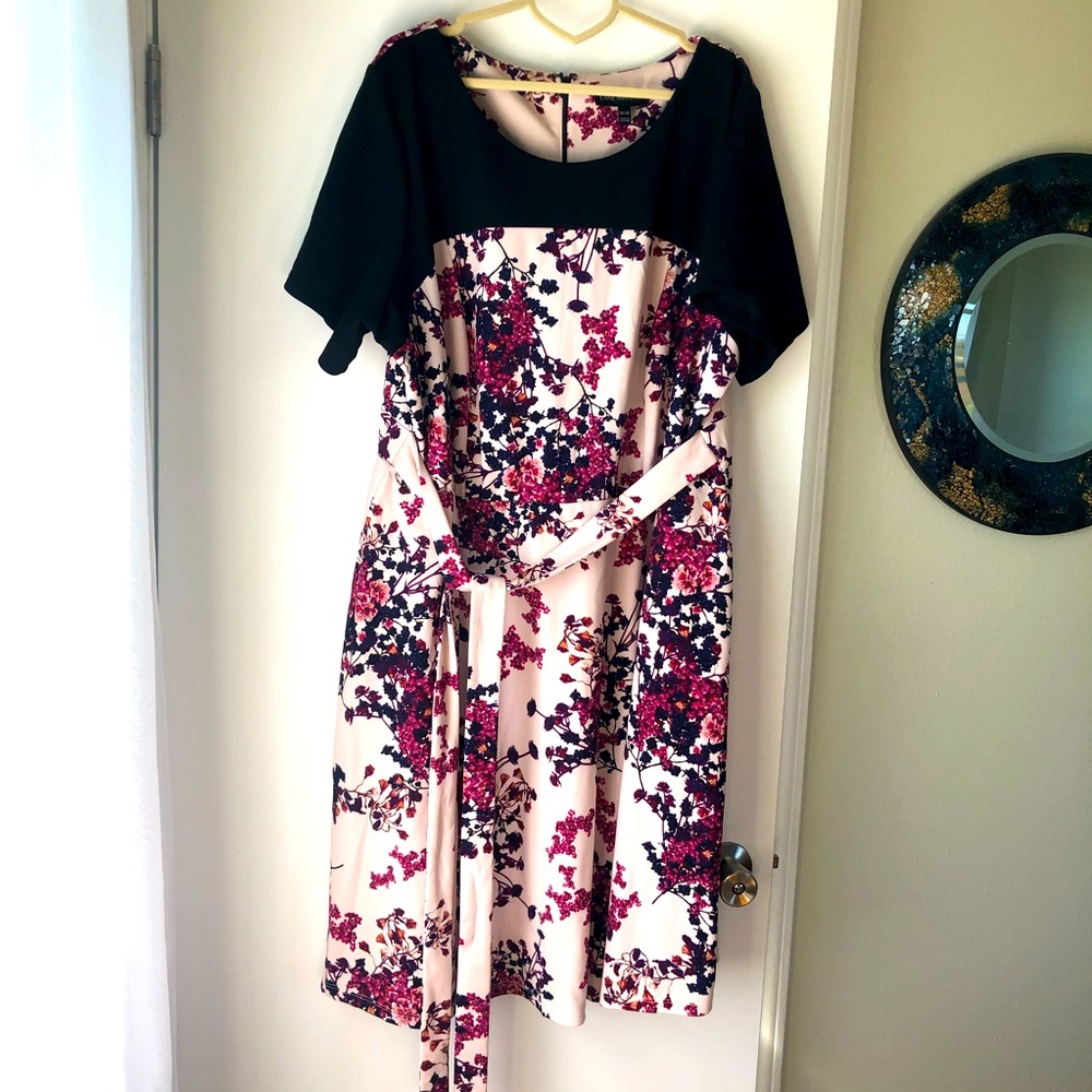 Lane Bryant Floral Empire Waist Dress
